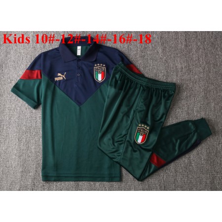 Italien 2020-2021 Kinder Trainings Poloshirt M003